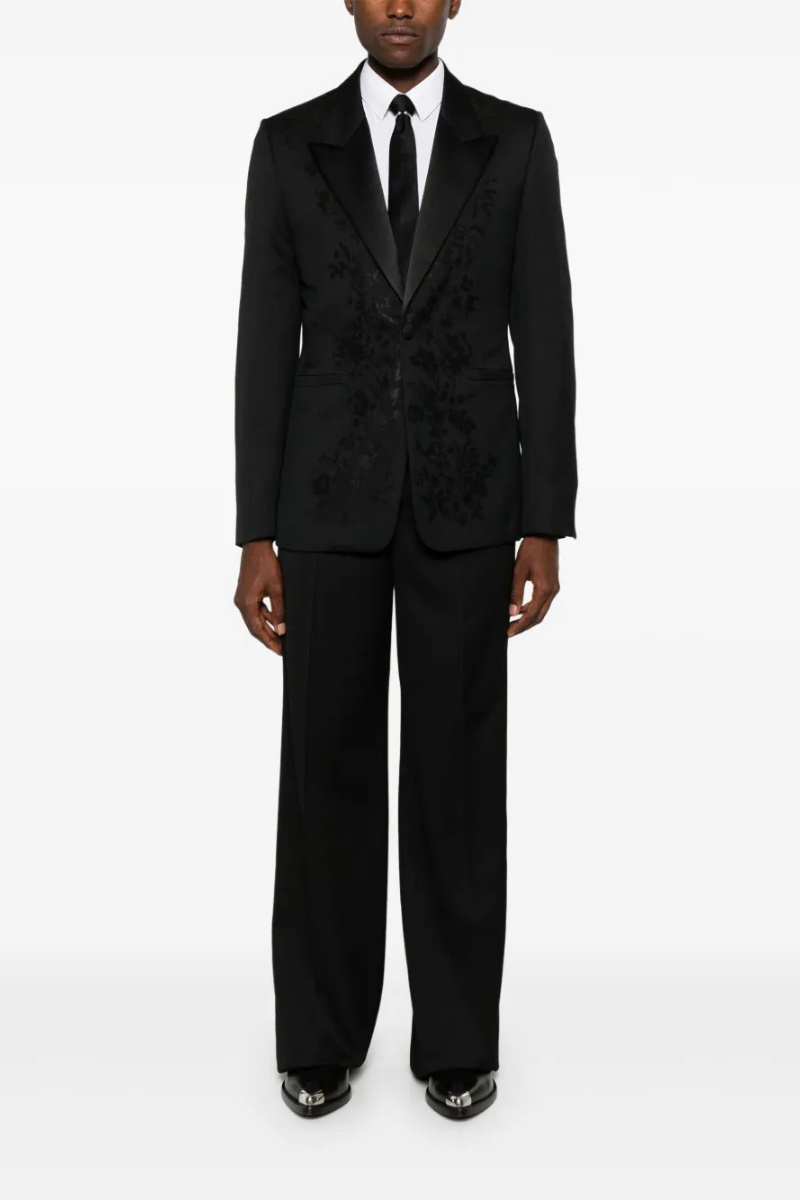 Givenchy Peak Lapel Jacket Slim Fit_Black
