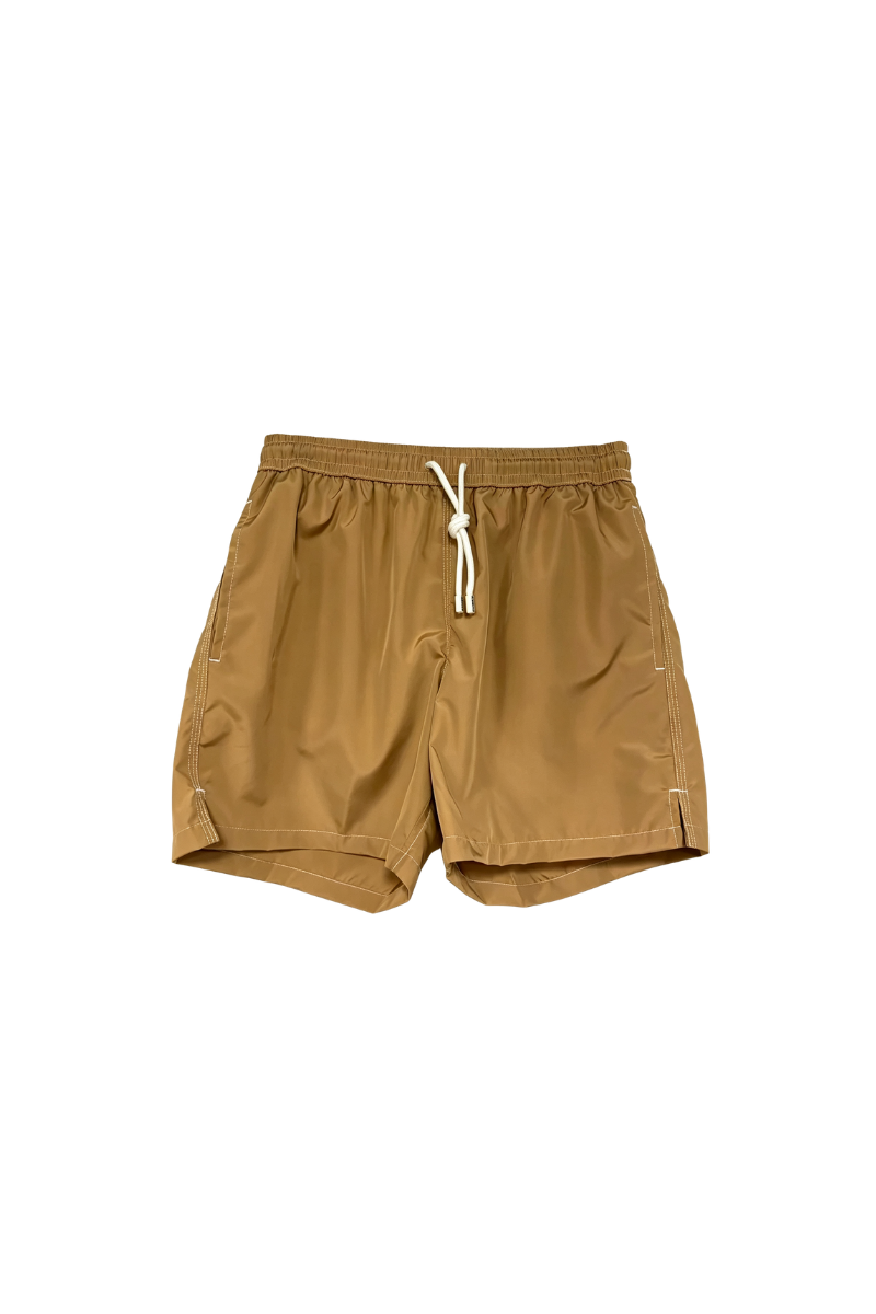 Fedeli Madeira Airstop Swim Shorts Trunks Curry
