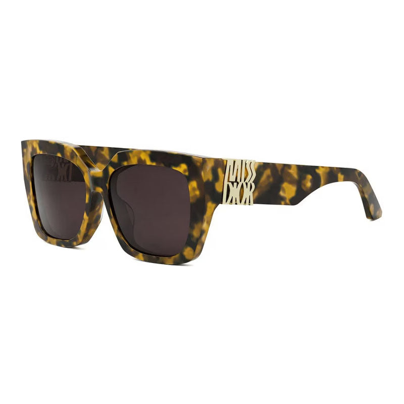 Dior Sunglasses Square Full Rim, Coloured Havana Frame and Bordeaux Lens MISSDIORS2F26D0
