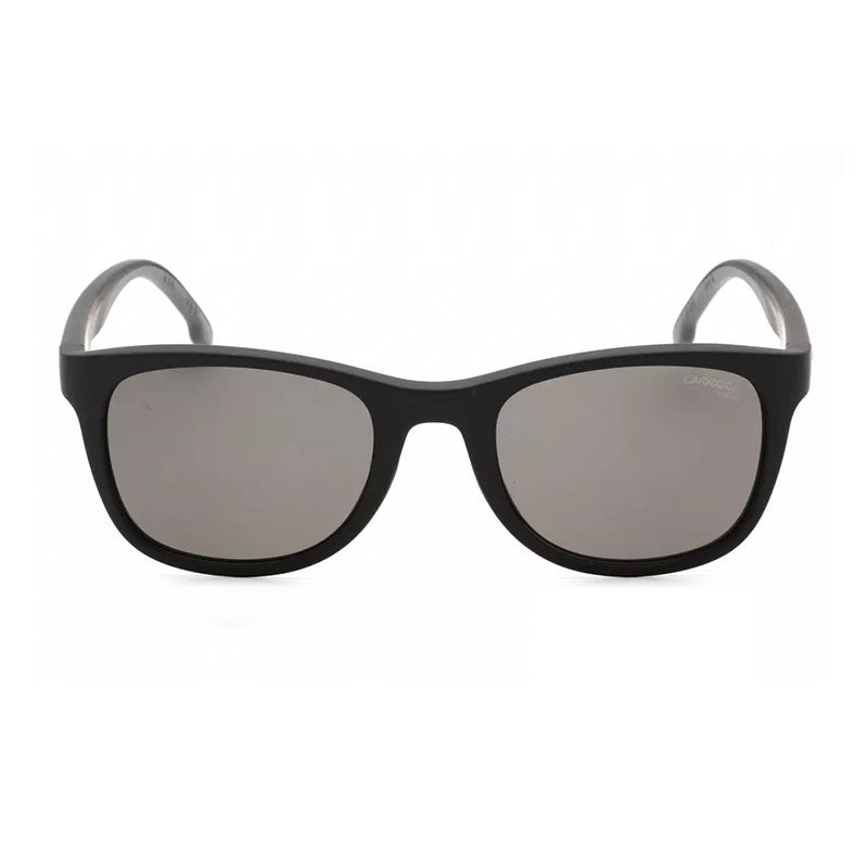 Carrera Sunglasses Square Full Rim, Matte Black Frame and Grey Polarized Lens CARRERA8054/S0003M9