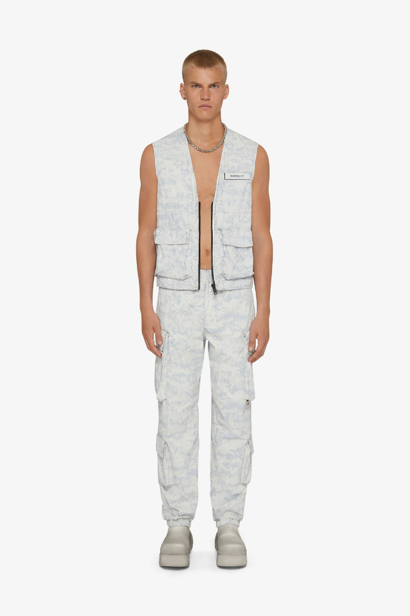 Givenchy Cargo Gilet_Beige/black