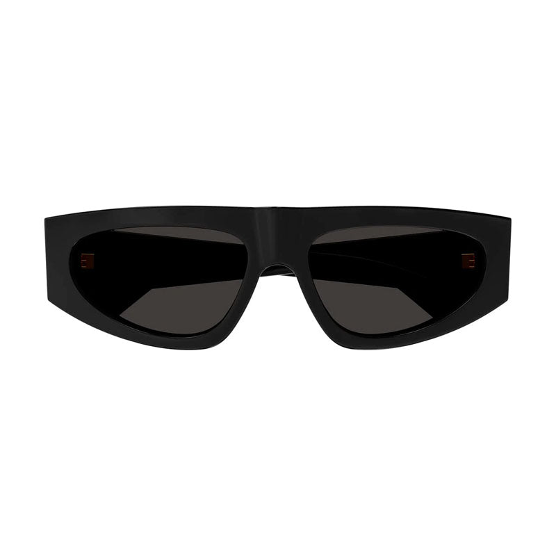 Bottega Veneta Sunglasses Cat Eye Full Rim, Black Frame and Grey Lens BV1277S001