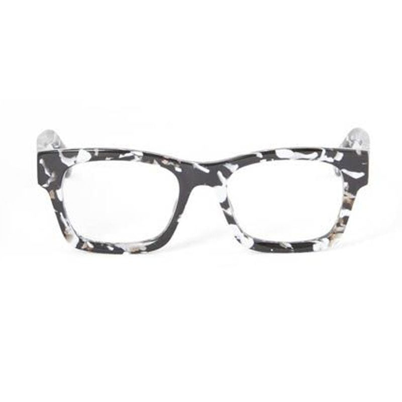 Off-White Eyeglasses Square Full Rim, Black Havana Frame and Clear Demo Lens Lens OERJ078STYLE781200