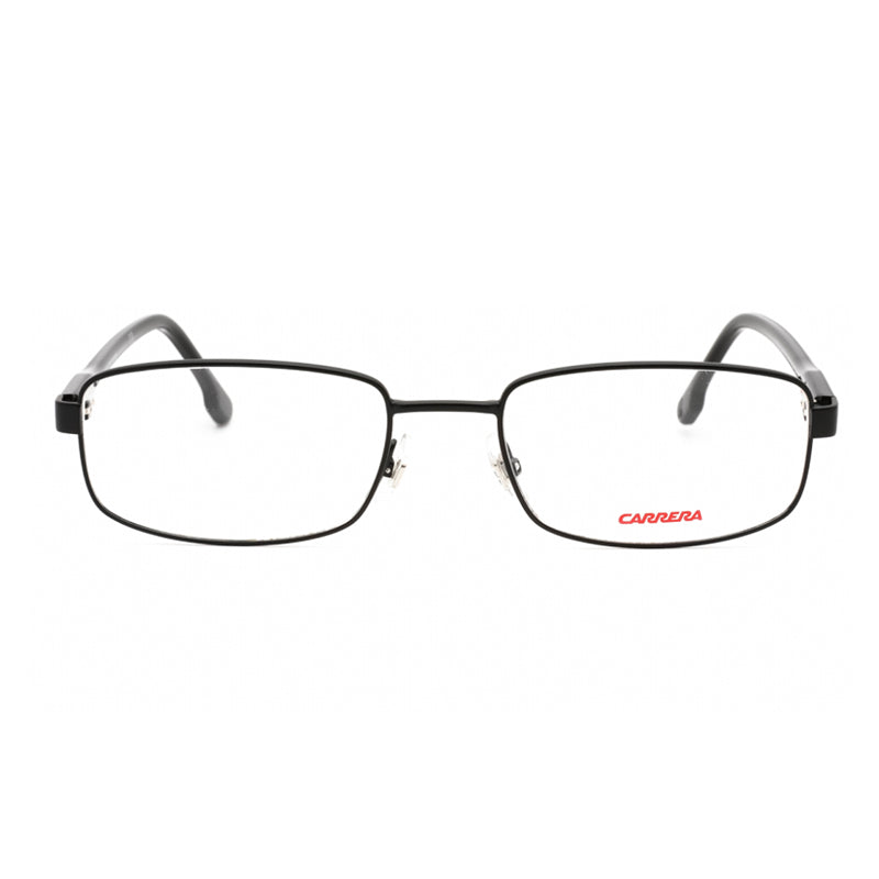 Carrera Eyeglasses Rectangle Full Rim, Matte Black Frame and Clear Demo Lenses Lens CARRERA264000300