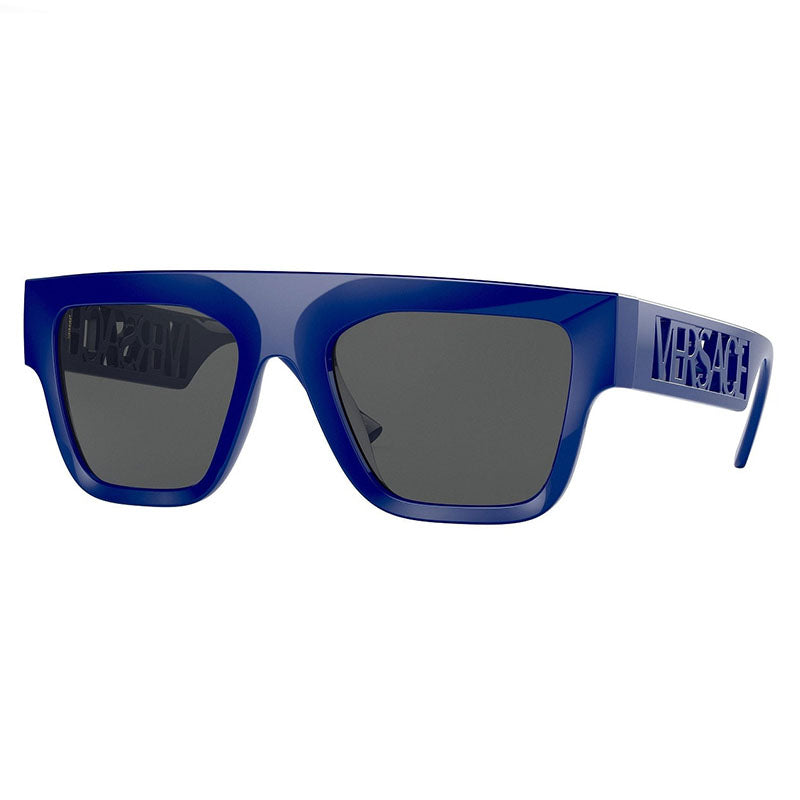 Versace Sunglasses Square Full Rim, Bluette Frame and Dark Grey Lens VE4430U529487