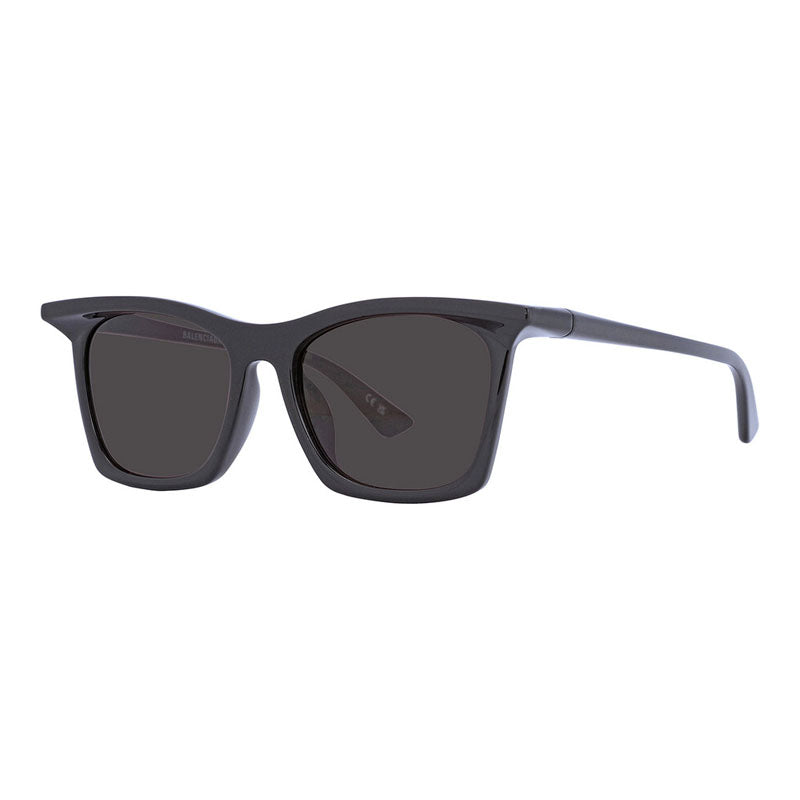 Balenciaga Sunglasses Square Full Rim, Black Frame and Grey Lens BB0099SA001