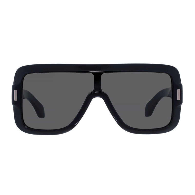 Ferragamo Salvatore Ferragamo Sunglasses Shield Full Rim, Black Frame and Smoke Lens SF2061SE001
