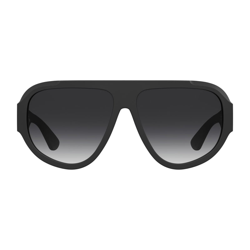 Moschino Sunglasses Aviator Full Rim, Matte Black Frame and Grey Gradient Lens MOS183/S00039O