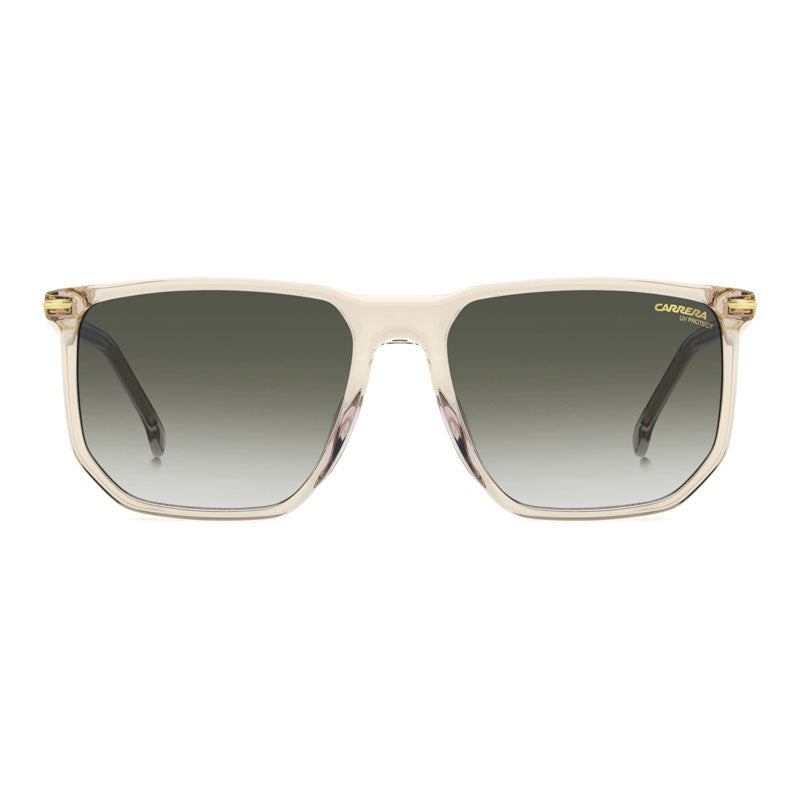 Carrera Sunglasses Square Full Rim, Shiny Pink Frame and Green Gradient Lens CARRERA329/S035J9K