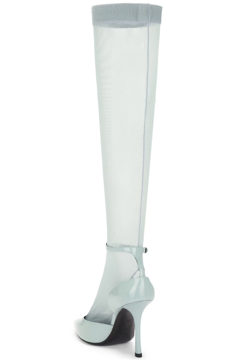 Givenchy Show Stocking Pump 95Mm_Grey