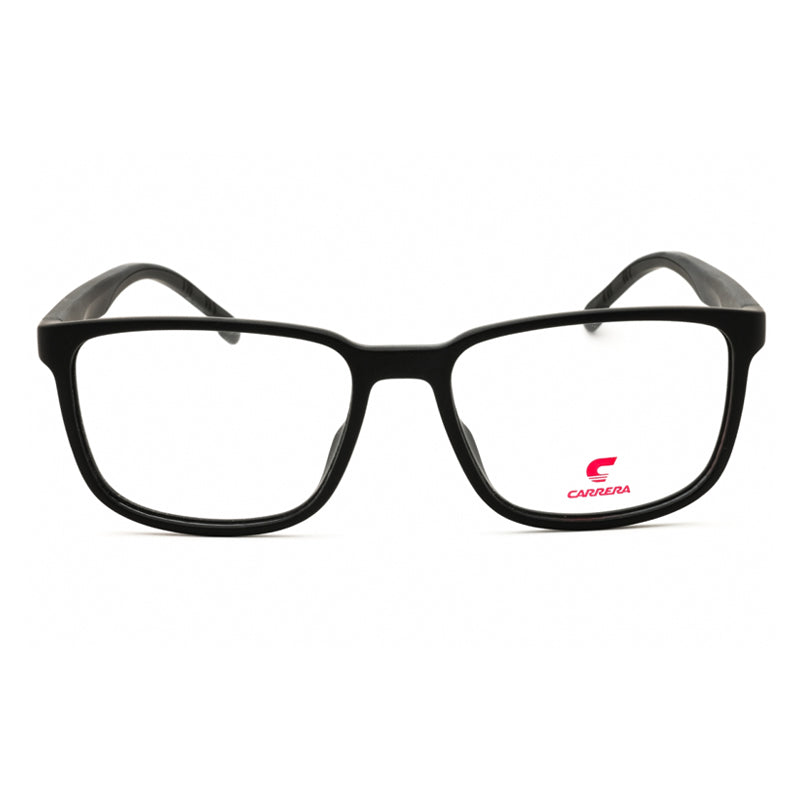 Carrera Eyeglasses Rectangle Full Rim, Matte Black Frame and Clear Demo Lenses Lens CARRERA88940O6W00