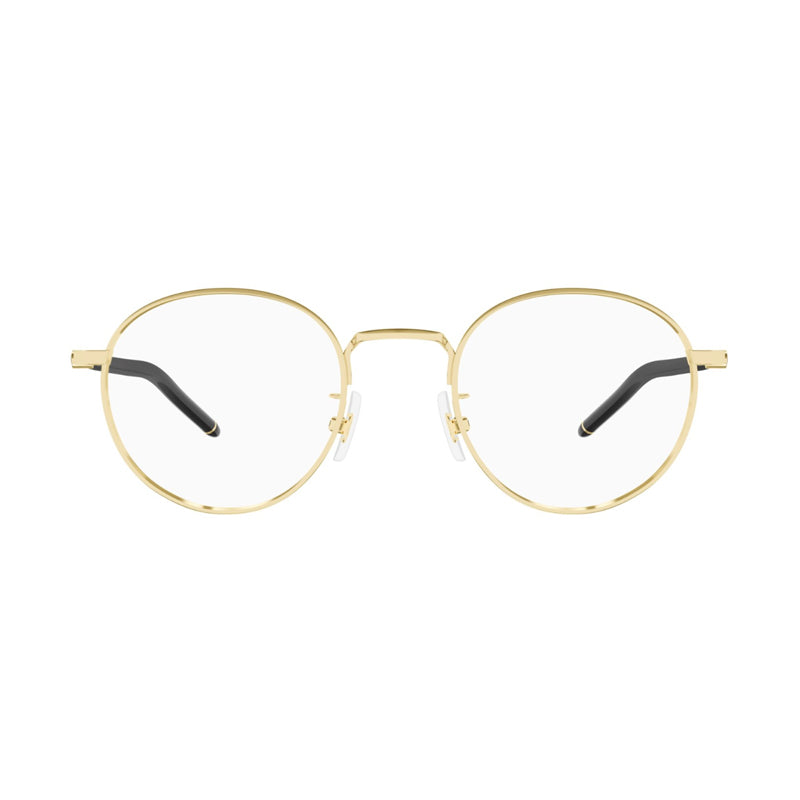 Montblanc Eyeglasses Square Full Rim, Gold Frame and Clear Demo Lens Lens MB0273O001