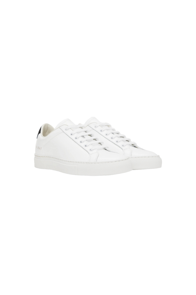 Common Projects Retro Low Womens 6093-White/black