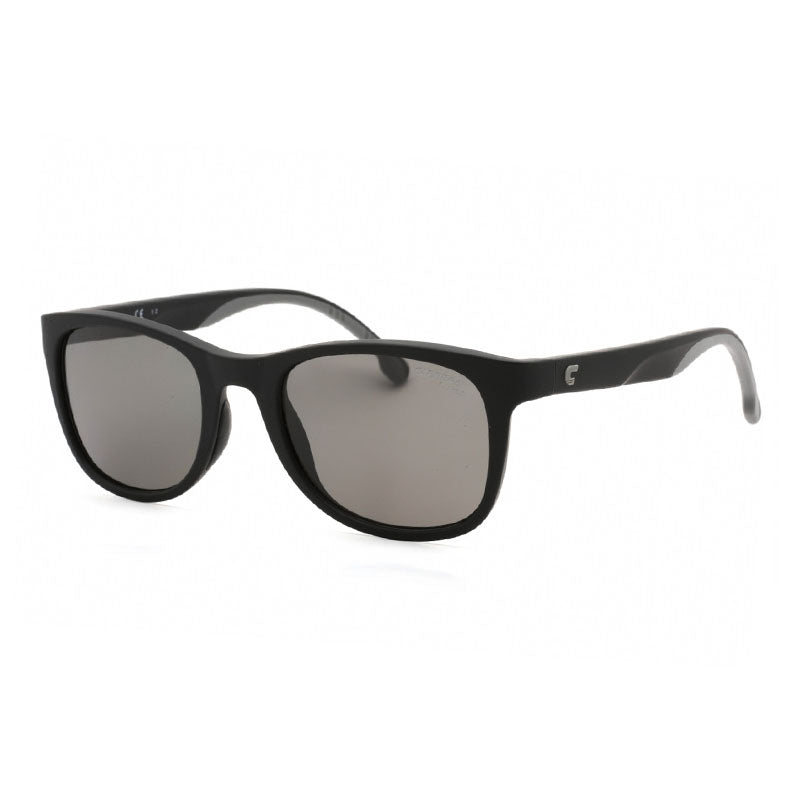 Carrera Sunglasses Square Full Rim, Matte Black Frame and Grey Polarized Lens CARRERA8054/S0003M9
