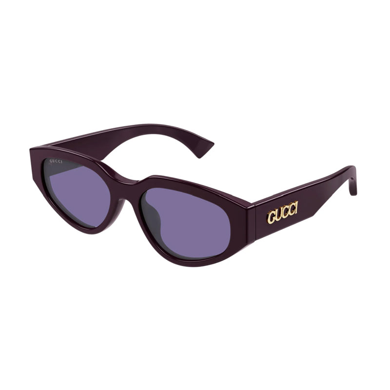 Gucci Sunglasses Cat Eye Full Rim, Violet Frame and Violet Lens GG1845SA004