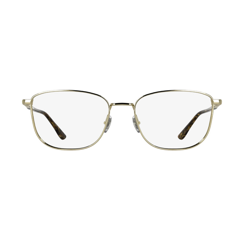 Lacoste Eyeglasses Square Full Rim, Yellow Gold Frame and Clear Demo Lens Lens L2317710