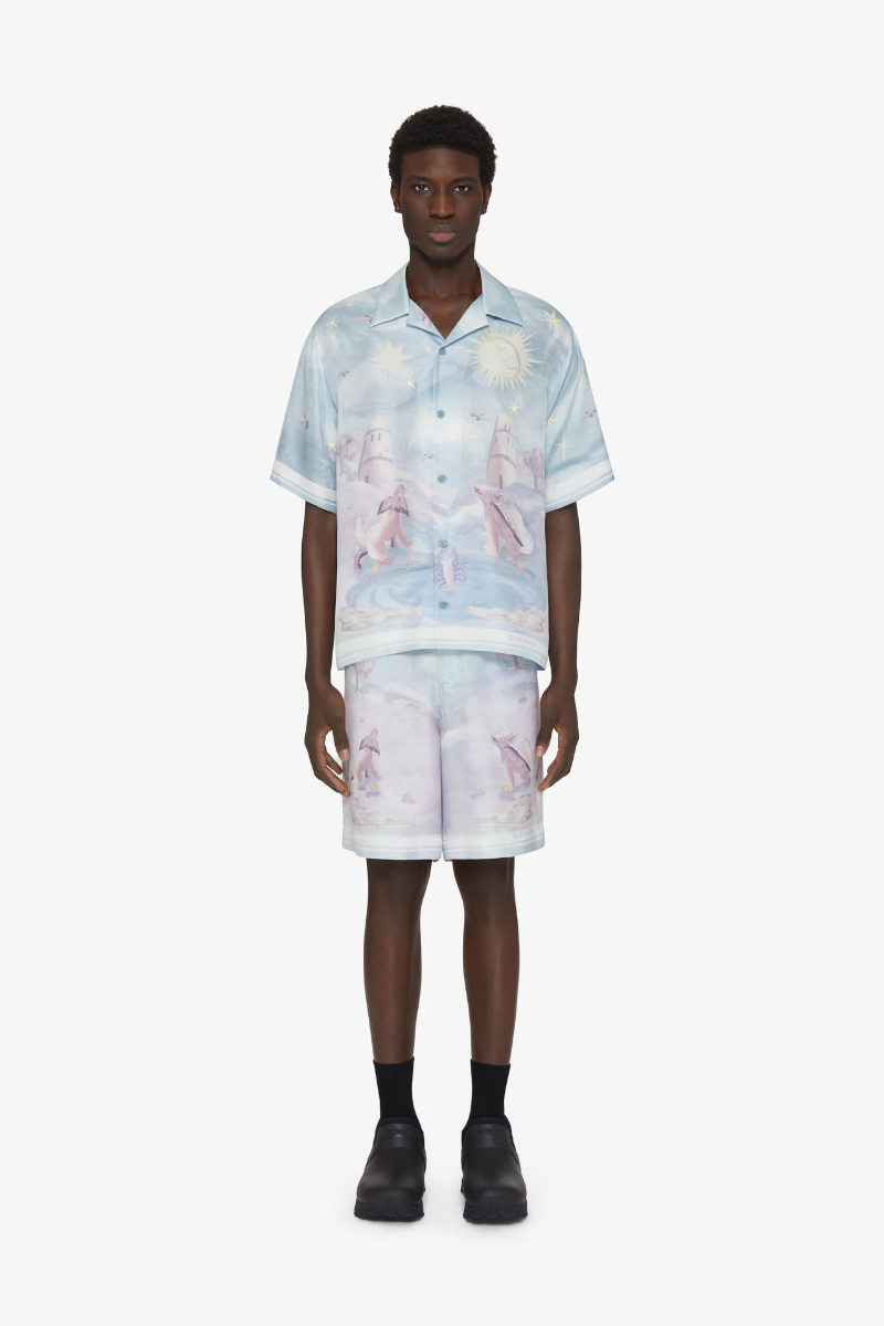 Givenchy Tailored Jogger Shorts_Multicolored