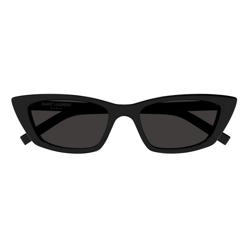 Saint Laurent Sunglasses Cat Eye Full Rim, Black Frame and Black Lens SL277009