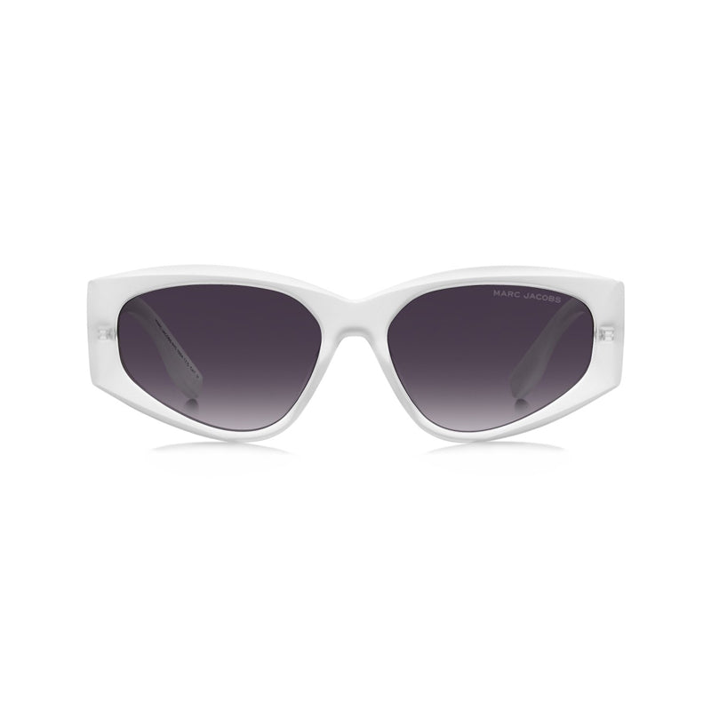Marc Jacobs Sunglasses Cat Eye Full Rim, Matte Crystal Frame and Grey Doubleshade Lens MARC803/S02M4DG