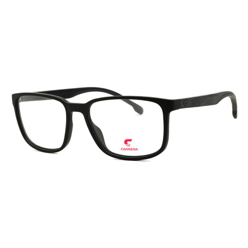 Carrera Eyeglasses Rectangle Full Rim, Matte Black Frame and Clear Demo Lenses Lens CARRERA88940O6W00