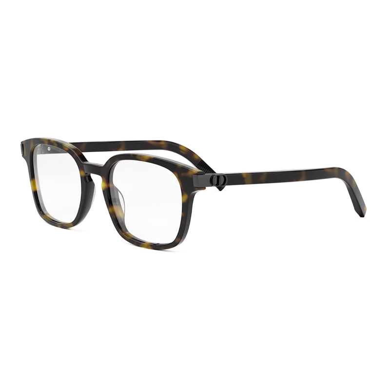 Dior Eyeglasses Square Full Rim, Havana Frame and Clear Demo Lens Lens CDICONOS4I2000