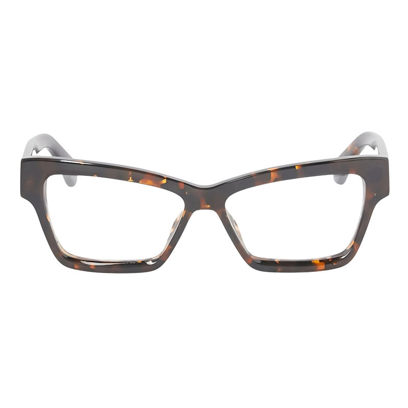 Off-White Eyeglasses Square Full Rim, Havana Frame and Clear Demo Lens Lens OERJ077STYLE776000