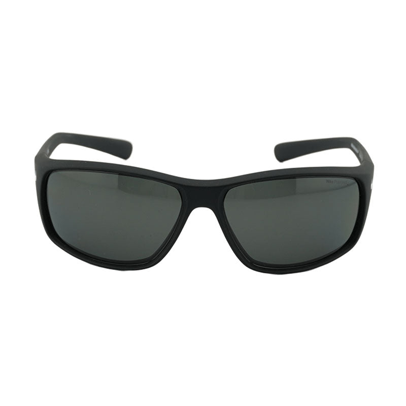 Nike Sunglasses Square Full Rim, Black Frame and Grey Polarized Lens ADRENALINEPFQ4604095