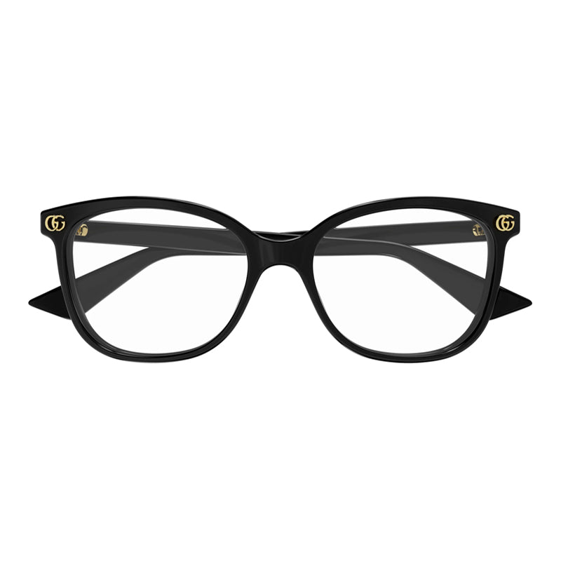 Gucci Eyeglasses Square Full Rim, Black Frame and Clear Demo Lenses Lens GG1816O005