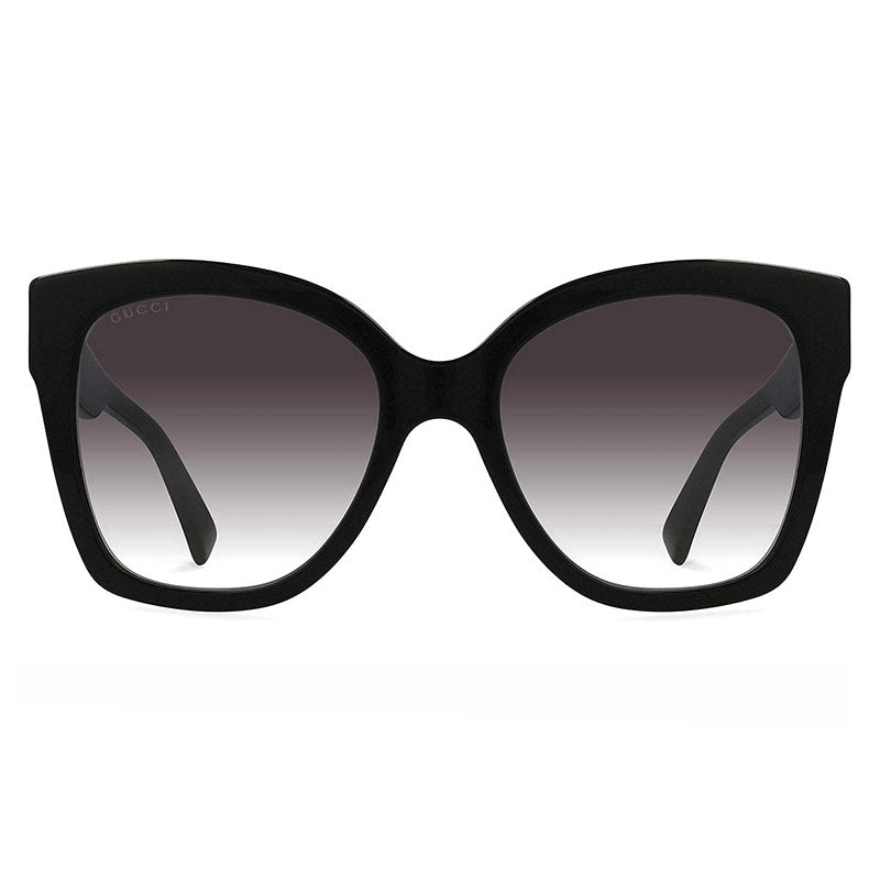 Gucci Sunglasses Cat Eye Full Rim, Black Frame and Grey Lens GG0459S001