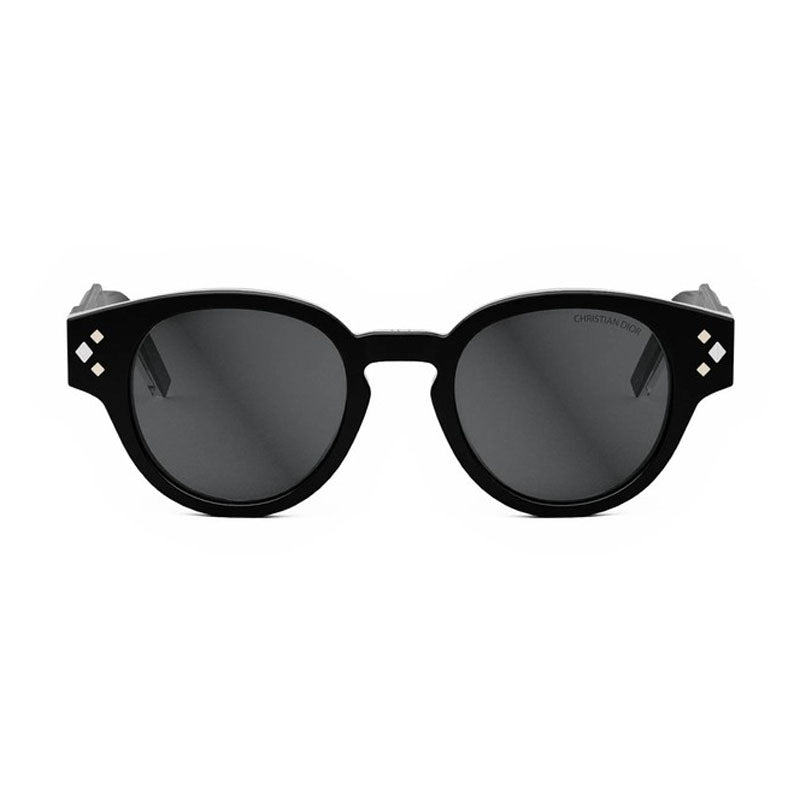 Dior Sunglasses Square Full Rim, Black Frame and Grey Lens CDDIAMONDR2I10A0