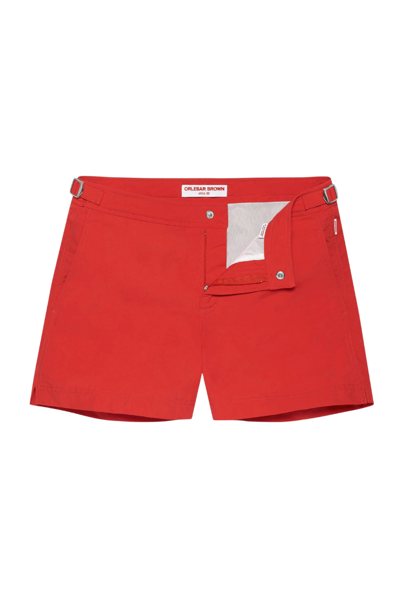 Orlebar Brown Kid's Beachwear Russell-276204-Summer Red