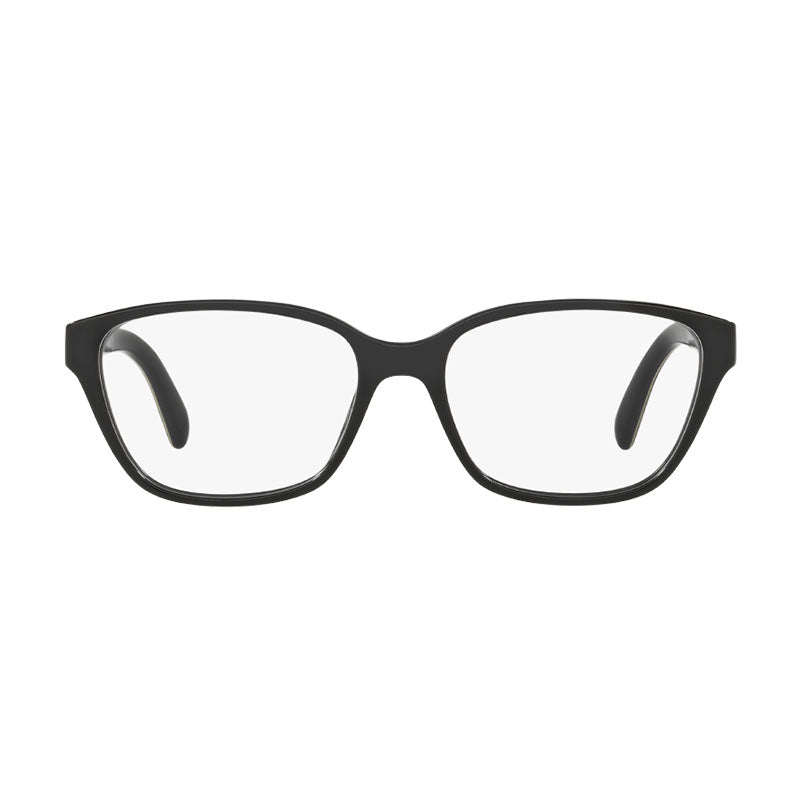 Polo Ralph Lauren Eyeglasses Square Full Rim, Black Frame and Clear Demo Lenses Lens PH21655001