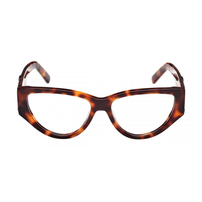 Mcm Eyeglasses Cat Eye Full Rim, Dark Havana Frame and Clear Demo Lenses Lens MW5004052