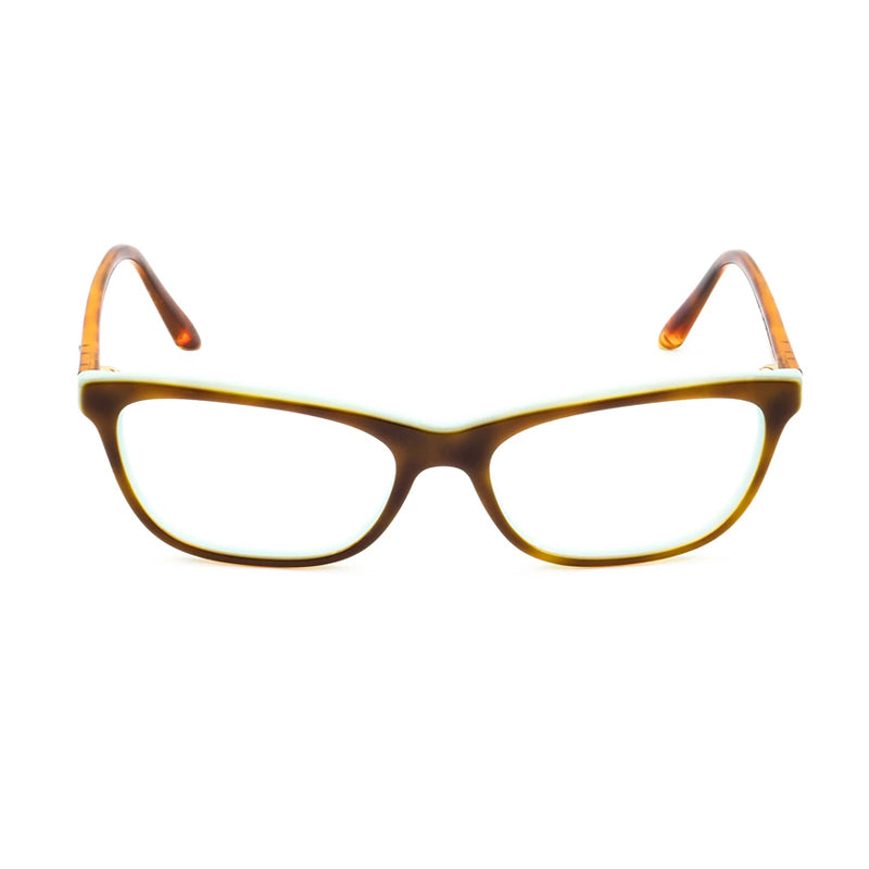 Tiffany & Co. Eyeglasses Cat Eye Full Rim, Havana/Blue Frame and Clear Demo Lens Lens TF20788164