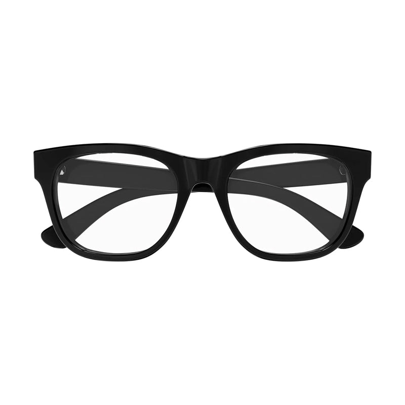 Gucci Eyeglasses Square Full Rim, Black Frame and Clear Demo Lenses Lens GG1796O005