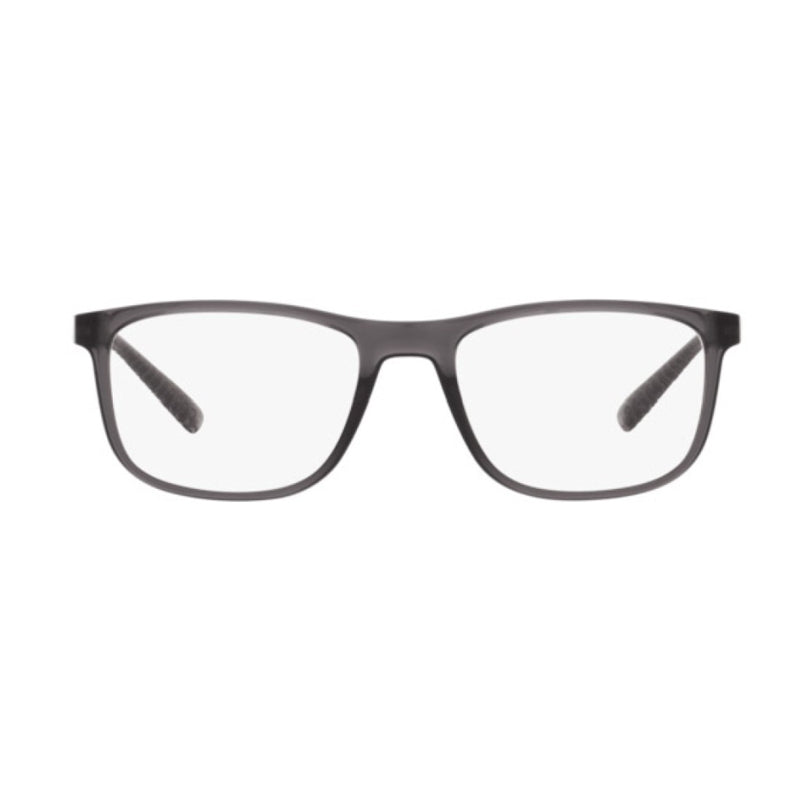 Dolce & Gabbana Eyeglasses Rectangle Full Rim, Transparent Grey Frame and Clear Blue Light Block Lenses Lens DG5062504