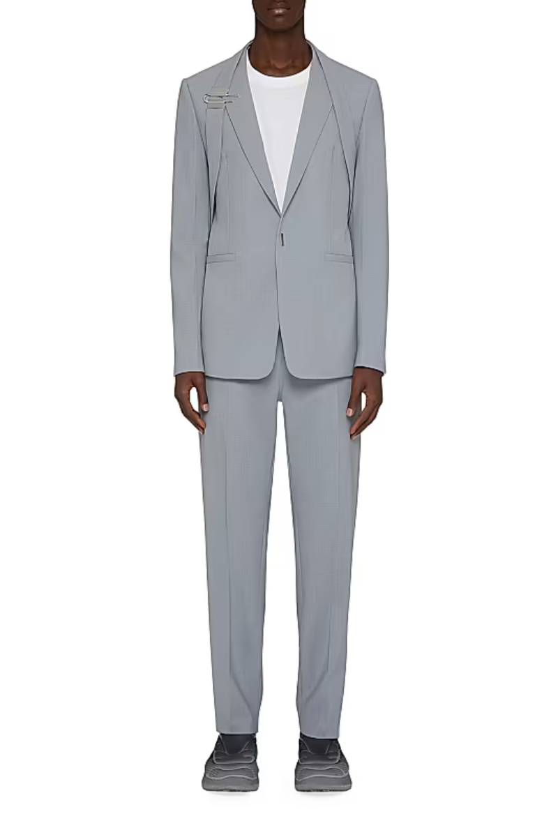 Givenchy Slim Fit Trousers W/ Elastic Waist_Pearl Grey