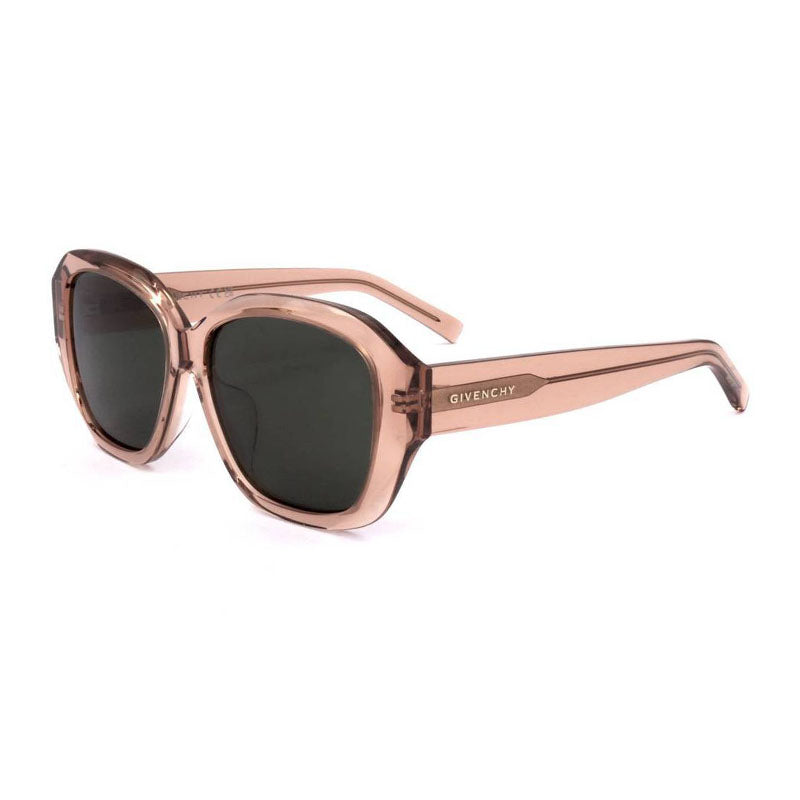 Givenchy Sunglasses Square Full Rim, Shiny Orange Frame and Grey Lens GV40075F42N