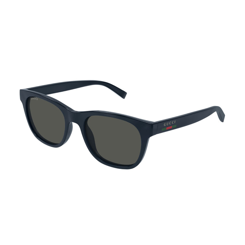 Gucci Sunglasses Square Full Rim, Blue Frame and Grey Lens GG1985S005