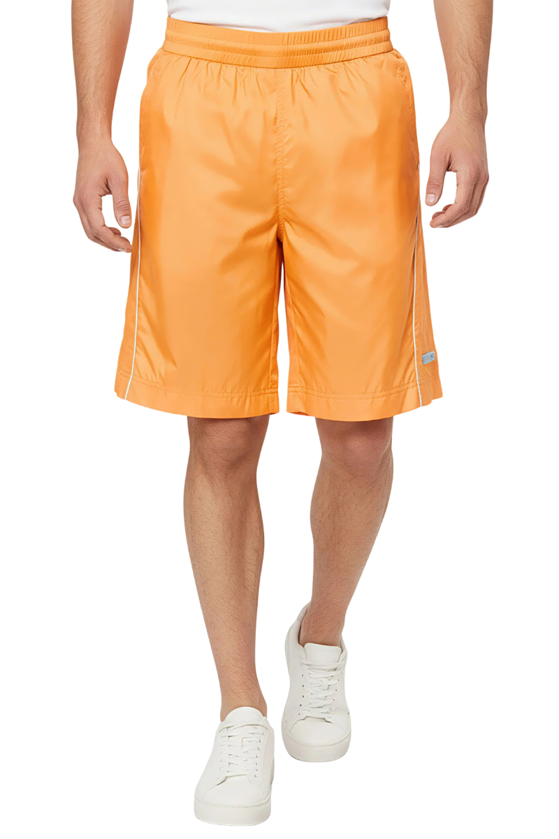 Givenchy Tk-Mx Nylon Shorts Orange Bm518Q14Dg