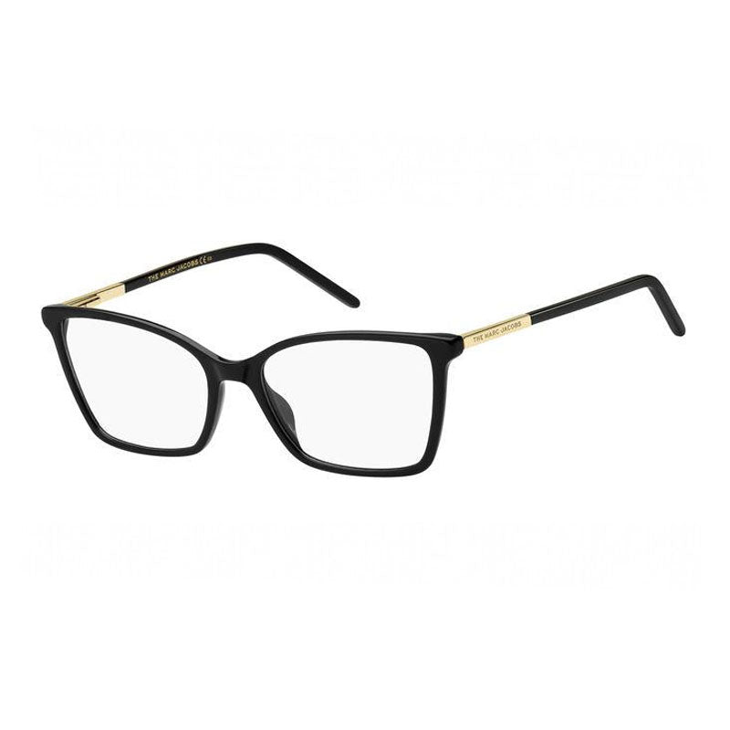 Marc Jacobs Eyeglasses Square Full Rim, Black Frame and Clear Demo Lens Lens MARC544080700