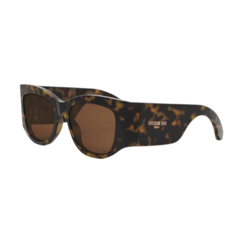 Dior Sunglasses Square Full Rim, Havana Frame and Brown Gradient Lens DIORNUITS1I24F0