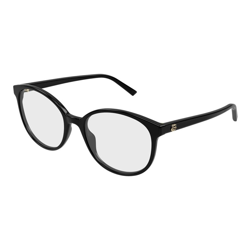 Gucci Eyeglasses Square Full Rim, Black Frame and Clear Demo Lenses Lens GG1996O001