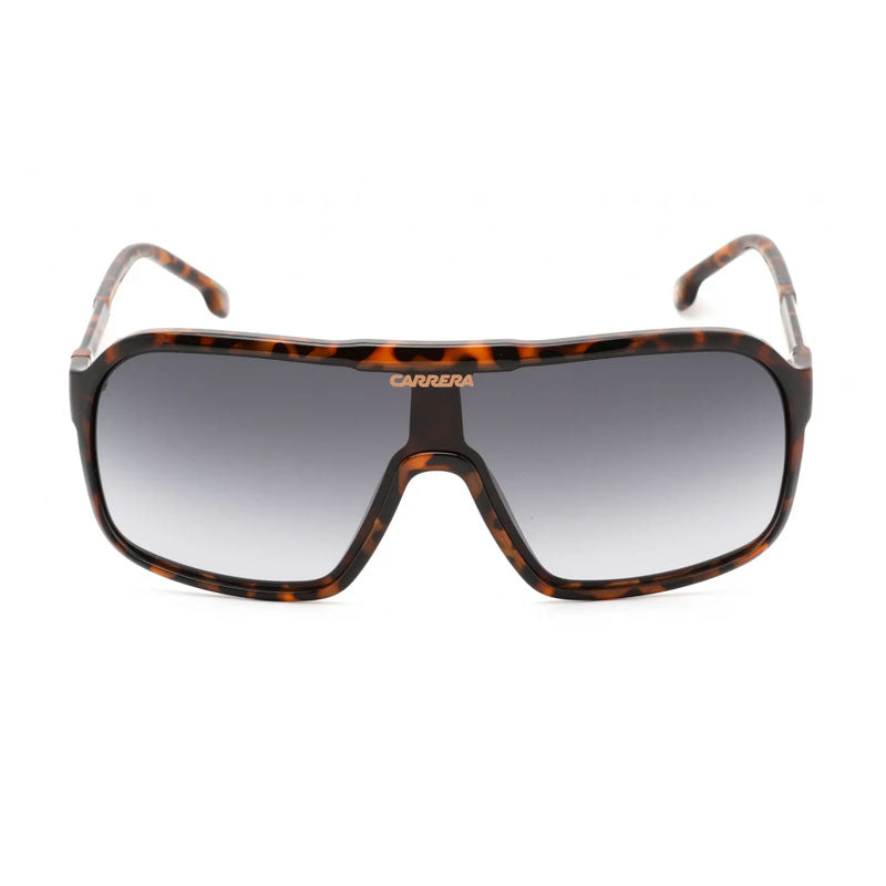 Carrera Sunglasses Shield Full Rim, Havana Frame and Grey Gradient Lens CARRERA1046/S00869O