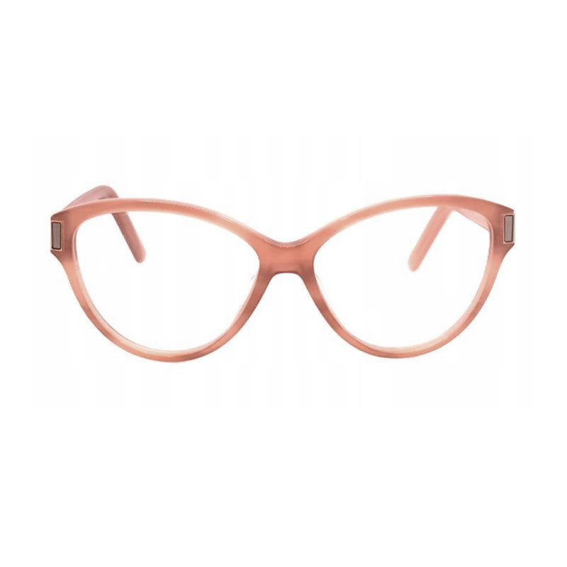 Chloe Eyeglasses Cat Eye Full Rim, Striped Pink Frame and Clear Demo Lens Lens CE2654674