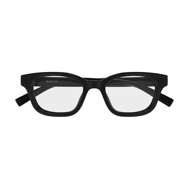 Gucci Eyeglasses Round Full Rim, Black Frame and Clear Demo Lens Lens GG2103OL005