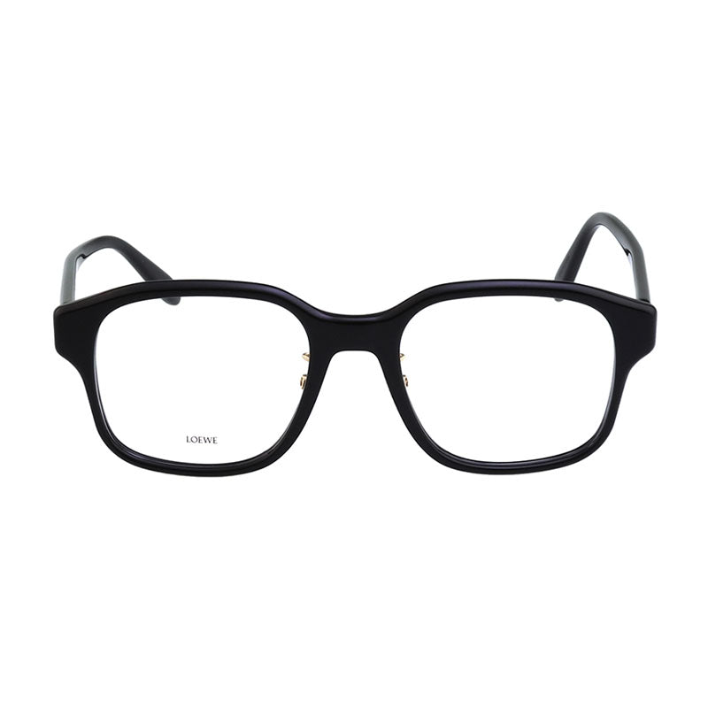 Loewe Eyeglasses Square Full Rim, Shiny Black Frame and Clear Demo Lens Lens LW50084F001