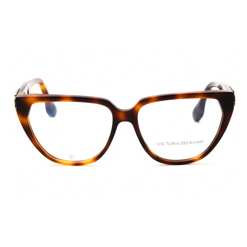 Victoria Beckham Eyeglasses Square Full Rim, Tortoise Frame and Clear Demo Lenses Lens VB2661215