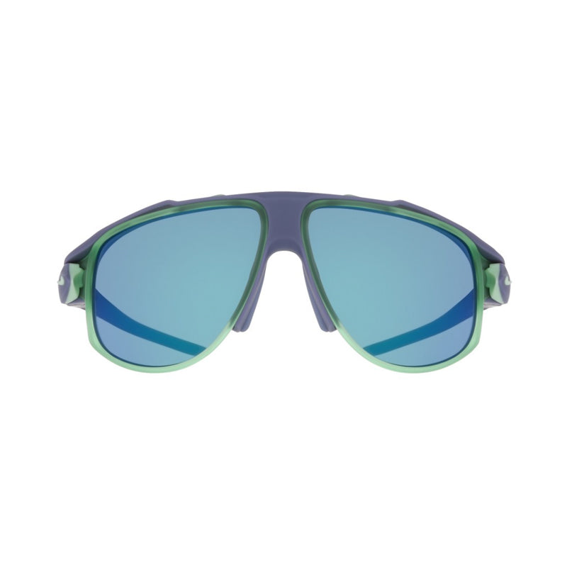 Nike Sunglasses Shield Full Rim, Matte World Indigo Frame and Green Volt Mirror Lens NIKEFLYFREEINFINITYIO0099X499