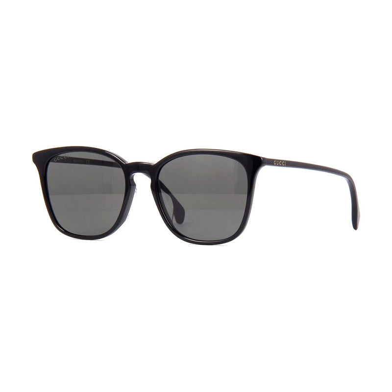 Gucci Sunglasses Square Full Rim, Black Frame and Grey Lens GG0547SK001